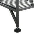 thumbnail image 5 of Convenience Concepts Xtra Storage 3 Tier Wide Folding Metal Shelf, Speckled Gray, 5 of 8