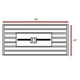 thumbnail image 3 of Living Source International 54"W Outdoor Steel Metal Firepit in White, 3 of 3