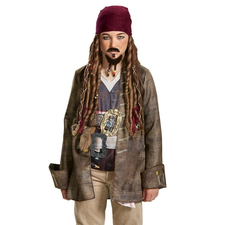 Pirates of the Caribbean 5: Goatee Mustache Adult One-Size - Size One-Size