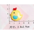 thumbnail image 4 of U8MO 10pcs Mixed Color Flatback Resin Chicks Cabochons Flatback Charms Embellishments, 4 of 4