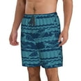 thumbnail image 2 of Naloa Turtles and Waves Men's Beach Shorts, Surfing shorts, Swim trunks, Quick Dry Swim Trunks for Surfing Beach Fun - X-Large, 2 of 9