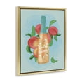 thumbnail image 4 of Stupell Industries Champagne with Budding Blooms Food & Beverage Painting Gold Floater Framed Canvas Art Print Wall Art, 25 x 31, 4 of 10