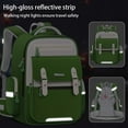 thumbnail image 3 of gcong Cloud Glow In The Dark School Backpack For Grade 1-6 Lightweight Supportive Ergonomic Design With Waist Strap Green, 3 of 8
