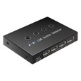 thumbnail image 1 of 4 In 4 Out KVM USB2.0 Switch Hub Adapter USB2.0 Printer for Laptop, 1 of 5