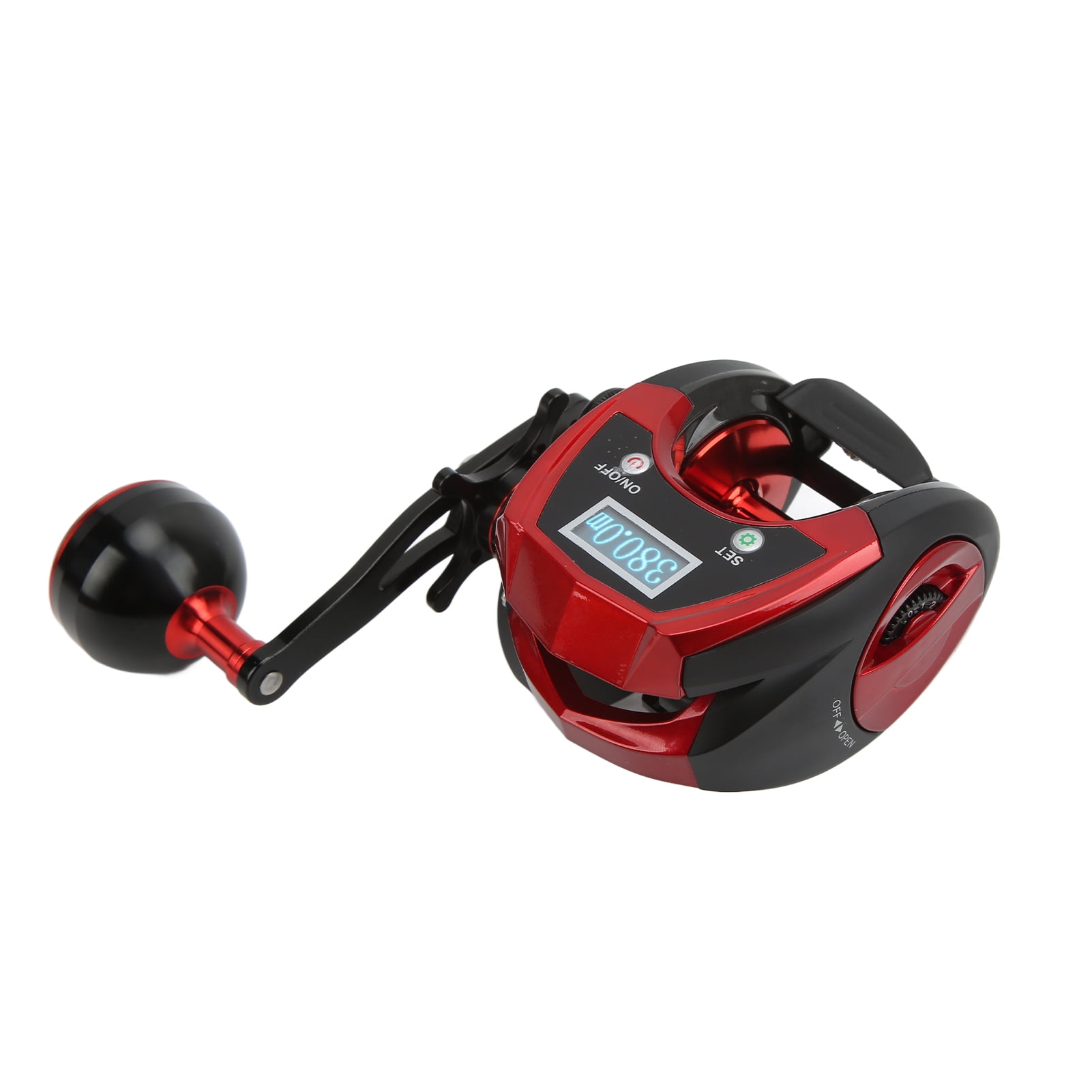 Moulinet Baitcasting Avec écran LCD Numérique - Ratio 6.4:1, Frein Magnétique 9 Vitesses, Traînée Max 18kg - 13