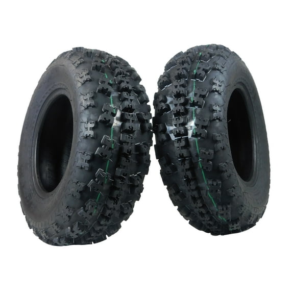 MASSFX 21x7-10 Front Tire Set for ATV, UTV, & SxS-4-Ply w/ 15mm Tread Depth-2pk