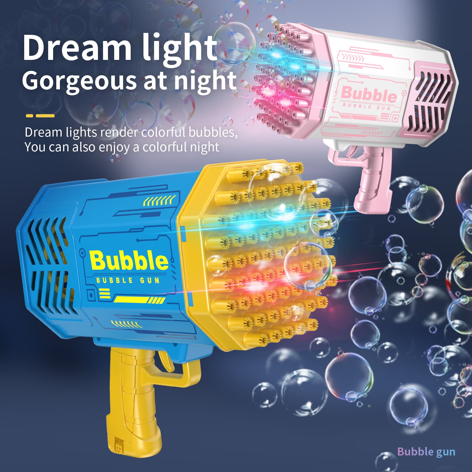 Bubble Machine for Kids,69 Holes Electric Bubble Blower Maker Toys for 5 6 7,Gifts for Indoor Outdoor Wedding Birthday Party