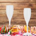 thumbnail image 2 of Plastic Champagne Glasses, Set of 6, 2 of 5