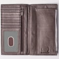 thumbnail image 4 of Men's Leather Long Wallet, RFID Blocking Slim Wallet with Long Bifold Credit Card Holder for Men, 4 of 5
