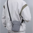 thumbnail image 5 of Hfnxid Small Messenger Bag for Men Work Crossbody Shoulder Bags Crossover Purses and Handbags Solid Color Mini Cross Body Satchel Bag, 5 of 10