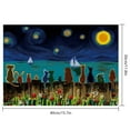 thumbnail image 4 of Bewildely 5D resina diamante puntada DIY taladro ciudad árbol playa Luna pintura serie adorno del hogar imagen Artesanía, 4 of 5