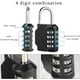 thumbnail image 2 of Candado de código de 4 dígitos de 2 piezas, candado de combinación impermeable de aleación de zinc, candado de casillero de código a prueba de herrumbre para armario, gimnasio, garaje, caja, 2 of 5