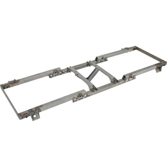 Speedway Motors 1973-1980 Chevy C10 Squarebody Truck Bolt-In Bucket Seat and Console Mount Kit, Steel Bracket for Low/No Hump Floors, Mounting Hardware Included