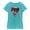 Tahiti Blue, variant on Girl's Nintendo Team Super Mario Emblem  Graphic Tee Tahiti Blue X Large