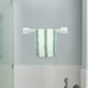 thumbnail image 3 of 3 piezas de toalla de baño de plástico, barra de toalla individual, pasta, sin perforador, estante de almacenamiento, perchero para toallas, para el baño del hogar (blanco), 3 of 6