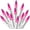 Pink, variant on Christmas String Lights Indoor,100 Count Mini Warm Fairy Light,21.5FT Lighting Decor for Patio Dorm Classroom Bedroom Holiday Wedding Party Garland Birthday Festival Valentines Day,White Wire