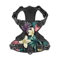 thumbnail image 4 of Gaeub Green Tropical Leaves Gaeub Green Tropical Leaves No Pull Dog Harness, Secure and Adjustable Pet Vest for Outdoor Activities - X-Large, 4 of 8