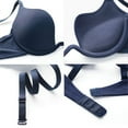 thumbnail image 6 of Women's Essentials Deep U Multi-Way Push Up Convertible Low Cut Plunge Bra(Blue,36A), 6 of 6