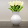 thumbnail image 3 of Paquete de 20 tulipanes artificiales, ramo de decoración para festivales de bodas, ramo de flores de PU de tacto Real Sincero  Hogar, 3 of 5