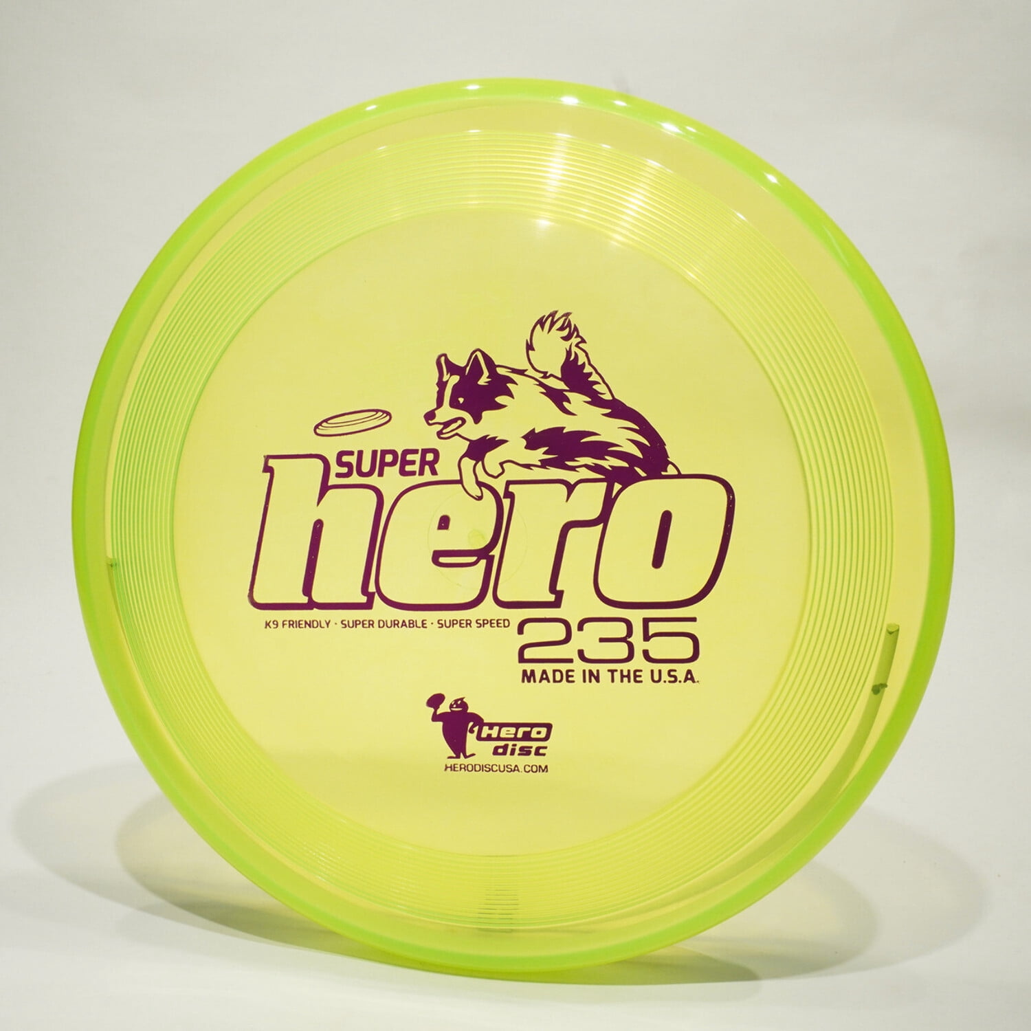 Hero Disc Super Hero - 235mm Dog Sport Flying Disc