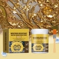 thumbnail image 2 of Weather Resistant Water-Based Gold Paint, Waterproof Gold Spray Paint for Metal, Acrylic Paint Metallic Gold, Antique Gold Liquid Paint for Arts, Paintings and Crafts, 2 of 7
