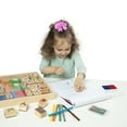 thumbnail image 4 of Melissa & Doug Deluxe Wooden Stamp Set: Animals - 30 Stamps, 6 Markers, 2 Stamp Pads, 4 of 10