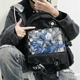thumbnail image 2 of Japanese High Capacity Student Backpack,Black Send Acrylic Chain, 2 of 2