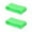 Green, variant on 2Pcs Pickleball Paddle Grip Band Elastic Badminton Table Tennis Racket Overgrip Handle Silicone Anti-slip Ring Pickleball Accessories -One Size,Round,Orange