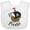 AA-White, variant on Inktastic Lil' Pirate Pirate Ship, Blue Bandana Boys or Girls Baby Bib