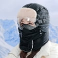 thumbnail image 4 of Chapeau Thermique Coupe-Vent 2-en-1 avec Lunettes de Protection Intégrées pour Activités de Plein Air, Ski, Camping, Randonnée, 4 of 4