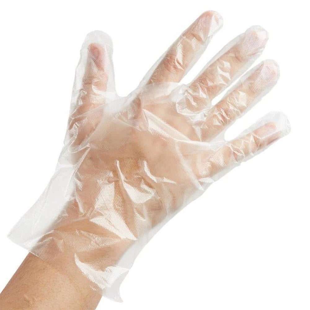 HealthStore Heavy Duty Disposable Vinyl Gloves 100 Count Super