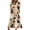 Khaki(Halloween Pumpkin), variant on Halloween Womens Summer Dresses Comfy Funny Cartoon Ghost Medieval Dress Short Sleeve Vintage Relaxed Fit Flowy Midi Halloween Costumes for Women Saffron XL