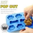 thumbnail image 5 of 3Pack Puppy Dog Paw Bone Shaped Silicone Chocolate Molds Reusable Ice Cube Trays, 5 of 7
