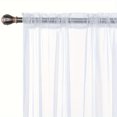 thumbnail image 3 of Solid Sheer Color Curtains, Semi Blackout Chiffon Curtains, Bedroom and Living Room Decoration, 2Pcs, 3 of 5