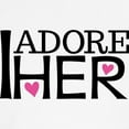 thumbnail image 3 of CafePress - Mens I Adore Her Matching Ringer T - 100% Cotton Ringed T-Shirt, 3 of 4