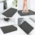 thumbnail image 7 of GoXteam Non Slip Shower Mats for Inside Shower, 16x24 Inch, Anti-Slip Bathtub Mats for Bathroom, Foot Scrubber Loofah Bath Mats for Shower, Quick Drying Shower Stall Mats, Black, 7 of 7