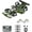 Green, Battery * 2, variant on Rechargeable Dual-Mode Car Drone, 2 in 1 Flying RC Car Drone with 360° Stunt, 2.4Ghz Remote Control Vehicle for Indoor Outdoor Play
