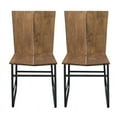 thumbnail image 6 of Treasure Trove Sequoia Light Brown Acacia Dining Chairs (Set of 2), 6 of 6