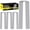120 Pack-8 Gauge, variant on 300 Pack Landscape Staples 6 Inch  Galvanized Garden Pins Ground Stakes Fence Tent Sod Yard Lawn Truf For Landscaping Fabric Irrigation Tubing