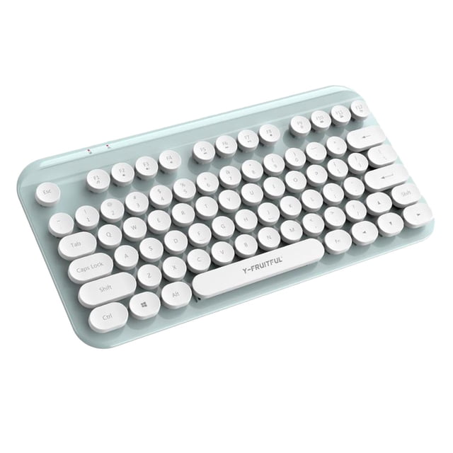 Bluetooth inalámbrico multifunción 2.4G para computadora azul perfke teclado inalámbrico computadora