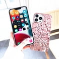 thumbnail image 2 of Case for iPhone 11 Pro,Shiny Luxury Designer Tin Foil Pleated Electroplated Sparkly Silicone Slim Fit Soft TPU Protective Glossy Phone Case for Girls Women for iPhone 11 Pro 5.8 inch (Gold), 2 of 11