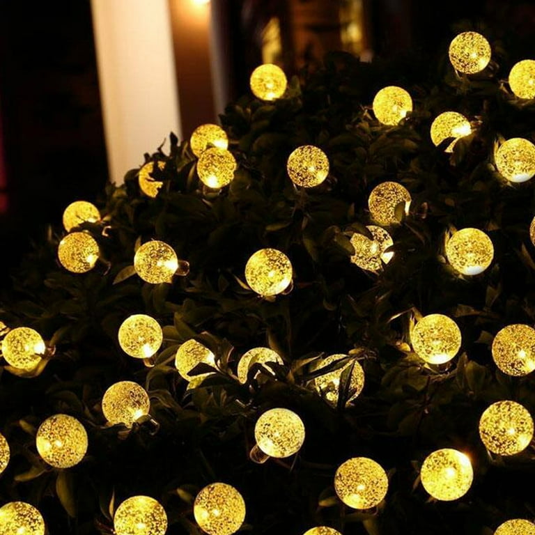16ft/21ft/31ft/39ft Romantic Solar Garden String Ball Light Fairy Twinkling Light Outdoor Patio Garden Party Decor,Warm White / Multi-Color 16ft/21ft/31ft/39ft Romantic Solar Garden String Ball Light Fairy Twinkling Light Outdoor Patio Garden Party Decor,Warm White / Multi-Color