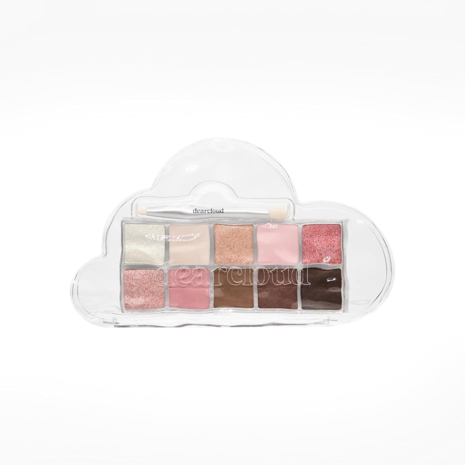 dearcloud Sky/Shadow – Strawberry Garden – eye shadow palette makeup with 10 Ultra-Fine Pigments & Dual-Ended eyeshadow brush – Korean beauty eye makeup (Strawberry Garden)&nbsp;
