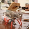thumbnail image 6 of Portable StoveTop Grill Net Mini Foldable Furnace Grill Rack Barbecue Toast Baking Holder Heating Bracket Outdoor BBQ Cooking Tools, 6 of 6
