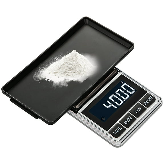 JELLOO Digital Pocket Scale 500g/0.01g Accuracy High Precision Jewelry Scale, 6 Units Mini Gram Scale for Jewelry/Gold/Coffee/Herb/Pills/Powder, Tare Function Gram Scale with Back-Lit LCD Display