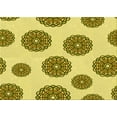 thumbnail image 1 of Ahgly Company Indoor Rectangle Patterned Dark Yellow Green Area Rugs, 8' x 12', 1 of 6