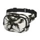 thumbnail image 2 of Fotbe Black And White Rose Cangurera Cuadrada con Estampado de Doble Capa, Bolsa de Cintura Ajustable Mini para Hombres y Mujeres, 2 of 9
