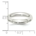 thumbnail image 4 of Bridal QCF040-7 4 mm Sterling Silver Comfort Fit Band, Polished - Size 7, 4 of 5