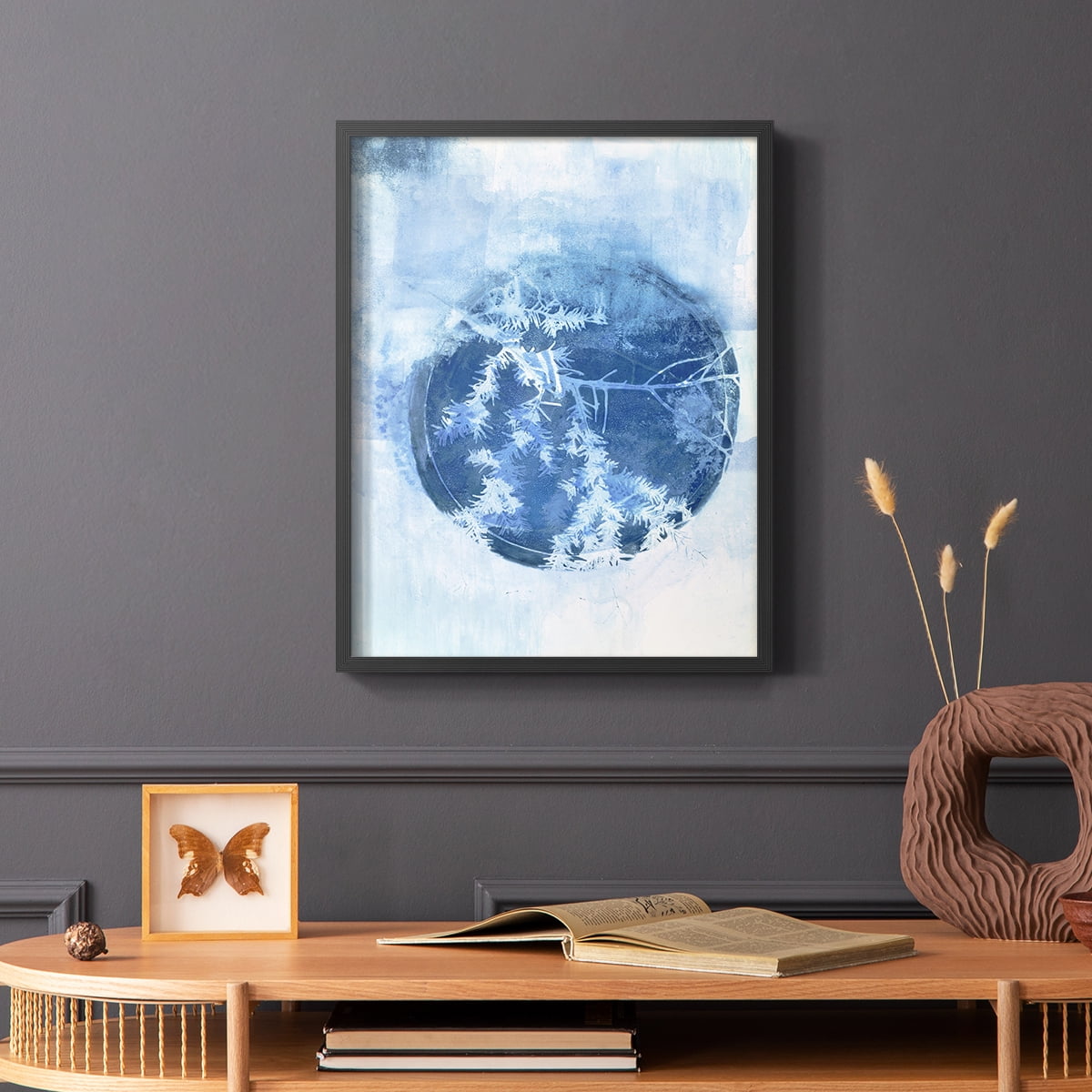 Winter Sky Framed Print - Solid Wood in Single Picture Frame Solid Wood 2 Framed Print