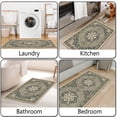 thumbnail image 4 of TECHVIDA Kitchen Rugs 3 Piece Set,Non Slip Machine Washable Kitchen Mats,Boho Vintage Kitchen Carpet for Farmhouse Living Room Hallway Laundry Room, 4 of 13